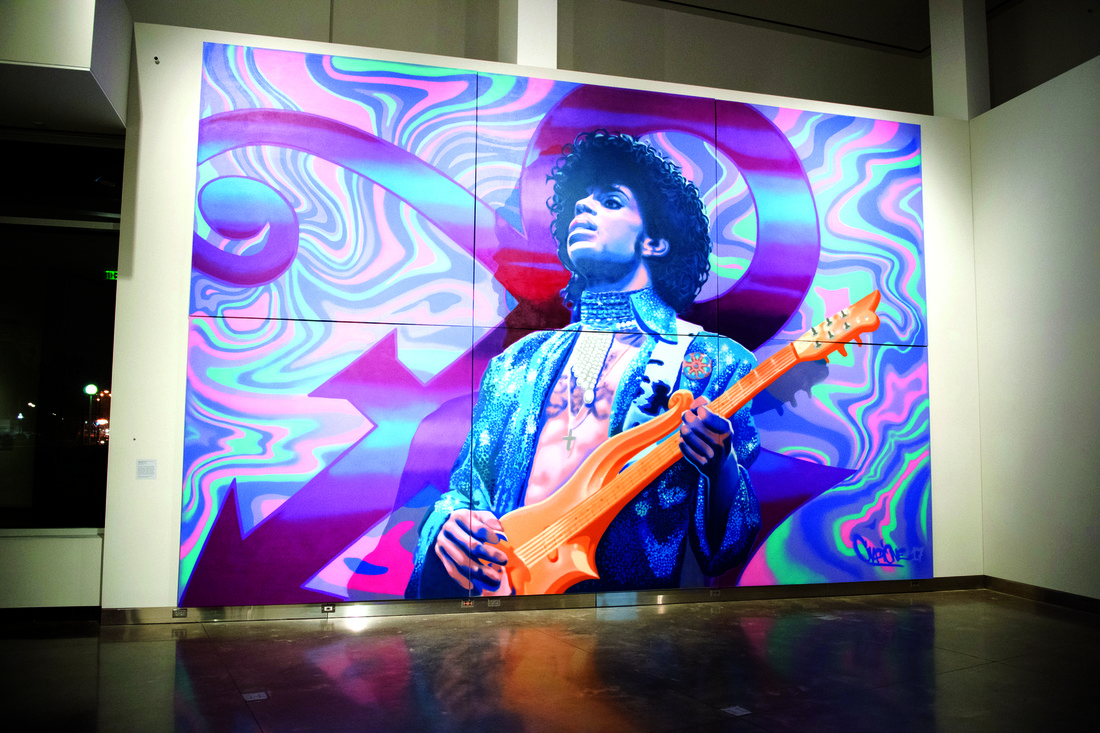 Image of mural of Prince